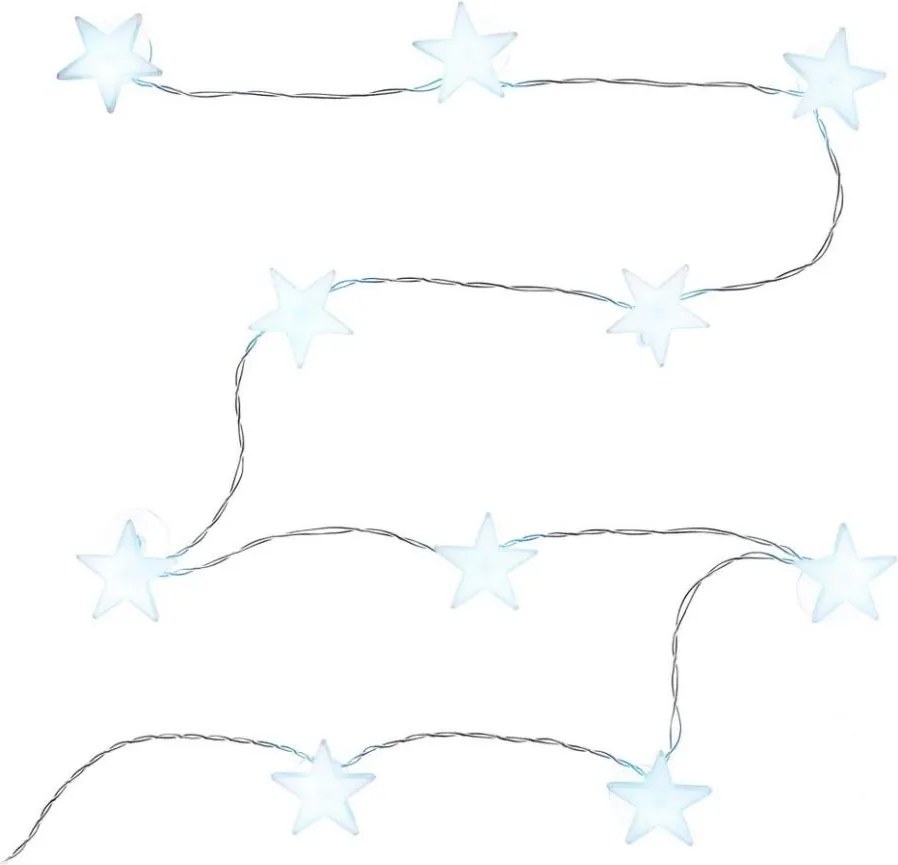 Retlux - Catena decorativa LED con ventose 10xLED/2xAA 1,8m bianco freddo