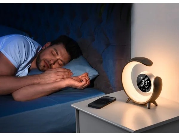 Immax 08981L- Lampada da tavolo dimmerabile LED RGBW PEACOCK 20W USB 5V