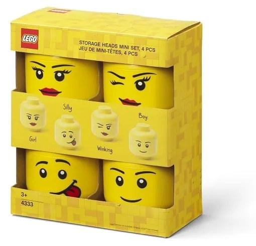 Scatole di plastica per bambini in set da 4 pezzi Multi-Pack - LEGO®