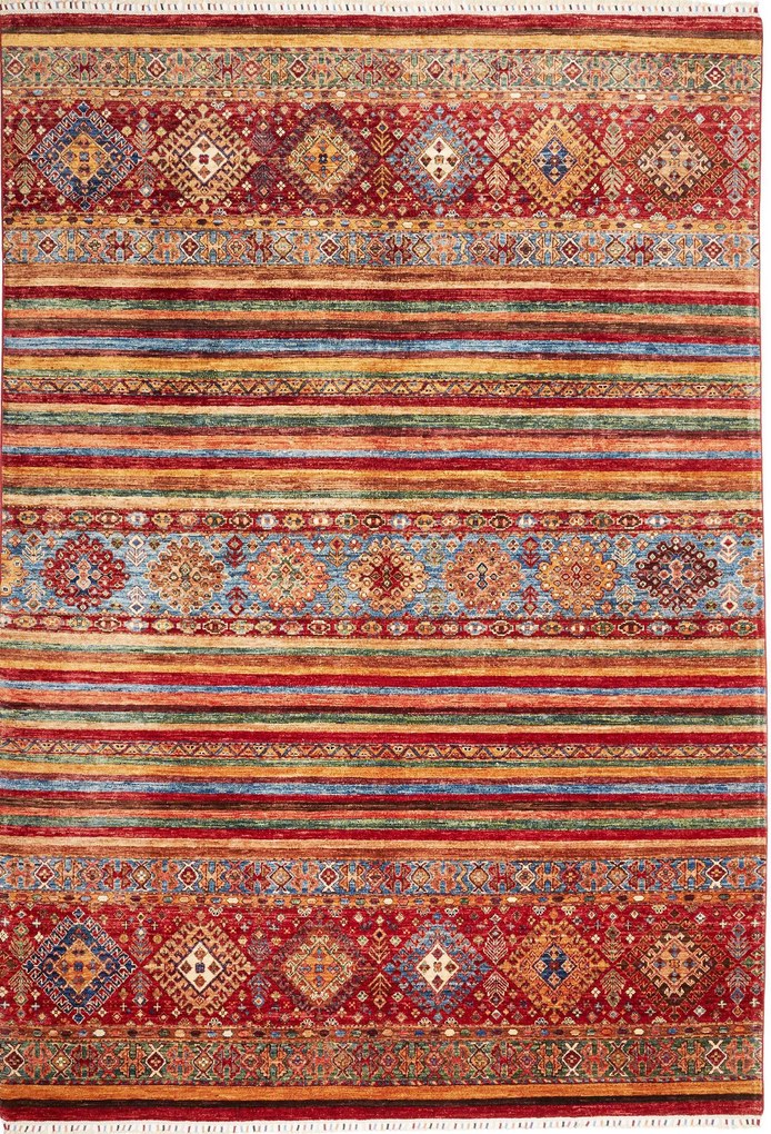 Samarkand Tappeto orientale 300 x 210 Rosso (Pakistan) Annodato A Mano