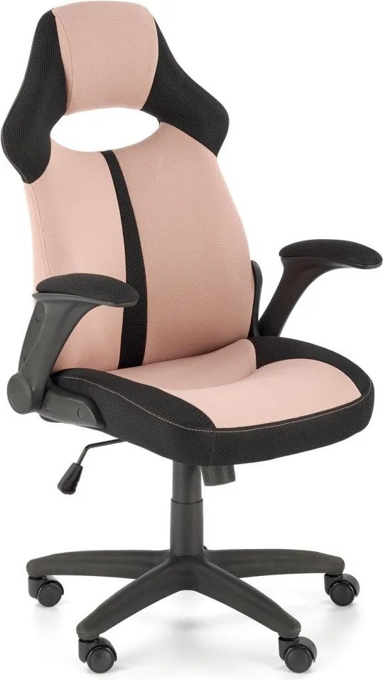 Sedia da ufficio Bloom in rosa/nero - H120 cm