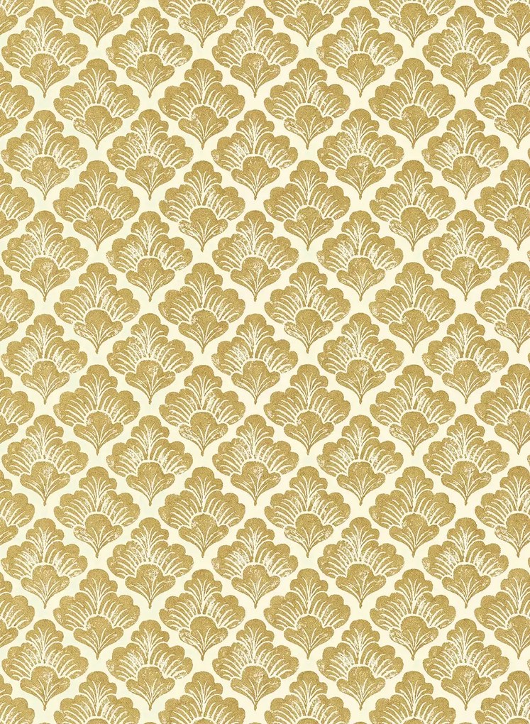 Långelid / von Brömssen Tapete Laura - Golden Yellow