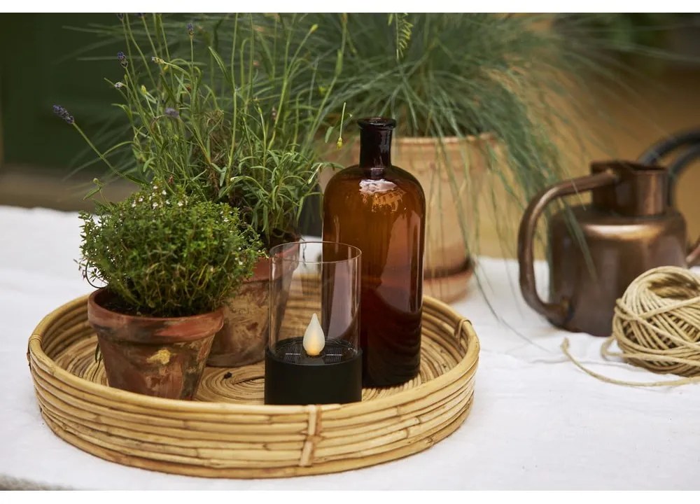 Decorazione luminosa a LED nera per esterni, altezza 13,5 cm Puloun - Star Trading