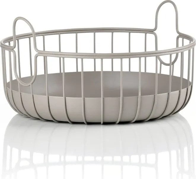 Cestino in metallo ø 22x8 cm Inu - Zone