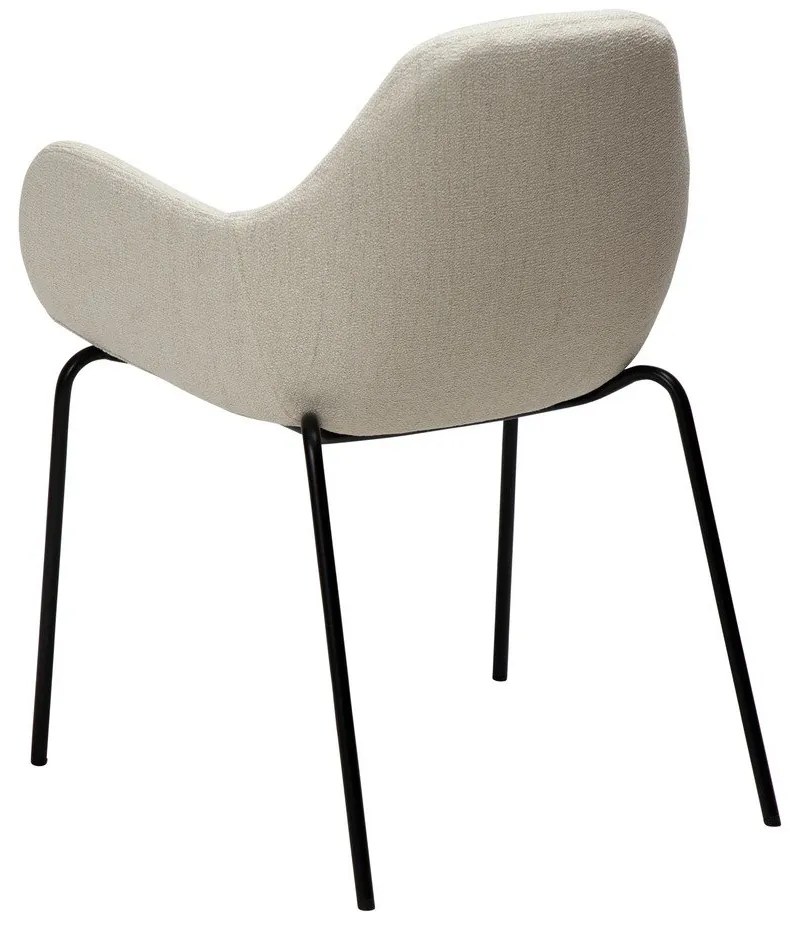 Poltrona crema in tessuto bouclé Zimmer - DAN-FORM Denmark