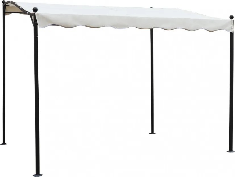 Gazebo Pergola 3x2,5 m in Acciaio Antracite...