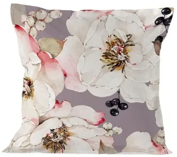 Federa HappyFriday White Peonies Multicolore 60 x 60 cm