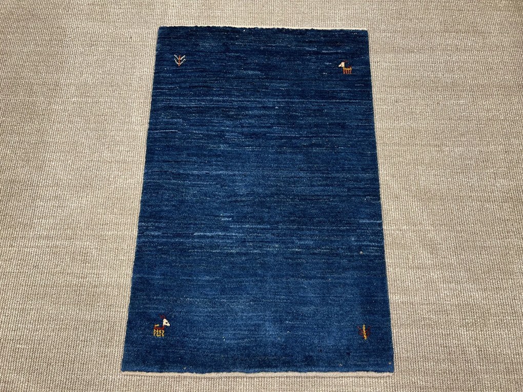 Gabbeh Tappeto persiano 120 x 80 Blu (Iran) Annodato A Mano