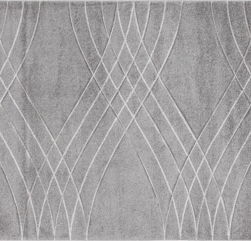 Tappeto carve weave in polipropilene grigio L 230 x L 160 cm