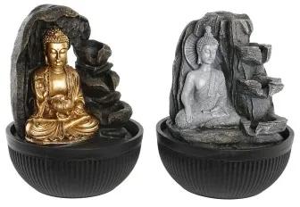 Fonte DKD Home Decor Resina Buddha Orientale 21 x 21 x 25 cm (2 Unità)