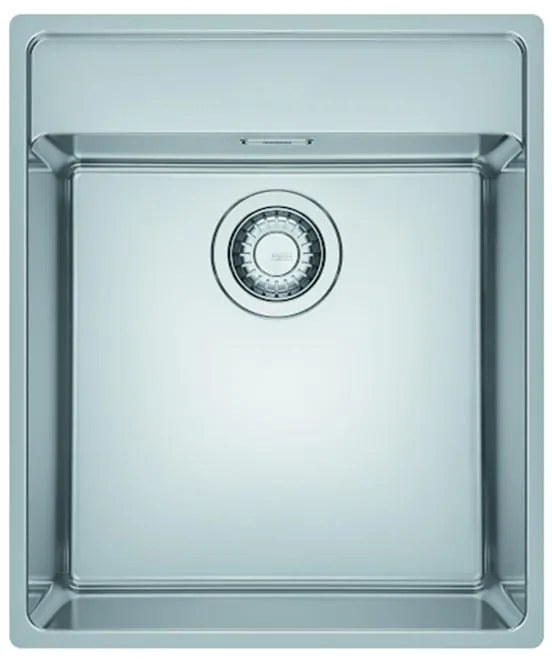 Lavello integrato 1 vasca in inox argento FRANKE Maris inox L 51 x L 43 cm