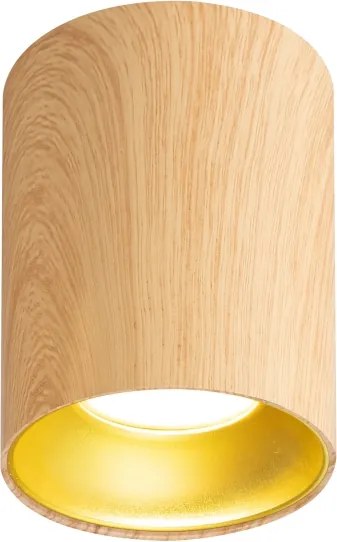 Brilagi - Faretto dimmerabile LED RGBW TRINE 1xGU10/4,8W/230V, finitura rovere