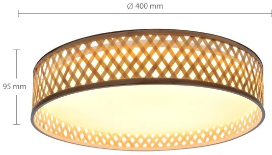 Brilagi - Plafoniera LED dimmerabile CAMILA 48W 230V 3000-6500K + DO