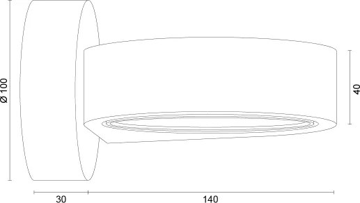 Argon 8897 - Applique LOTUS 1xGX53/12W/230V bianca