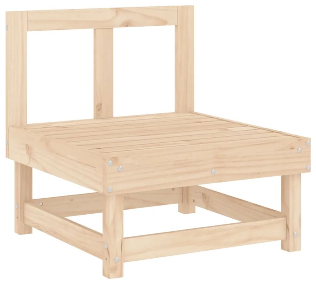 Set Salotto da Giardino 6 pz in Legno Massello di Pino