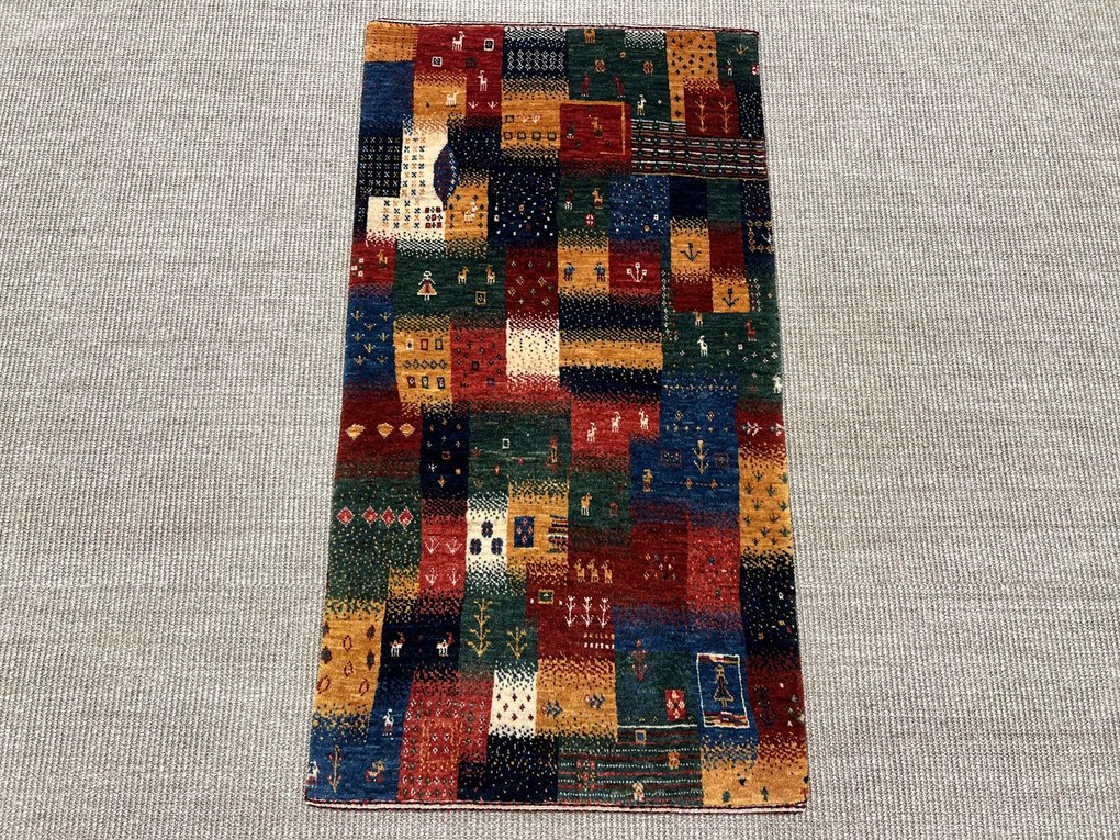Loribaft Tappeto persiano 60x110 (Iran) Annodato A Mano