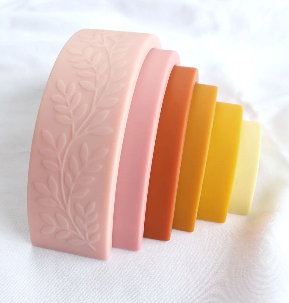 A Little Lovely Company - arcobaleno montessoriano impilabile - tramonto