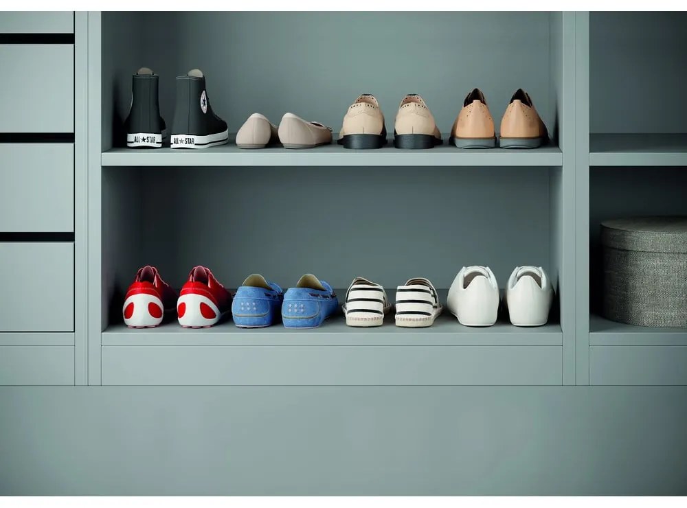 Set di 2 portascarpe in acciaio inox bianco Cipok - Metaltex