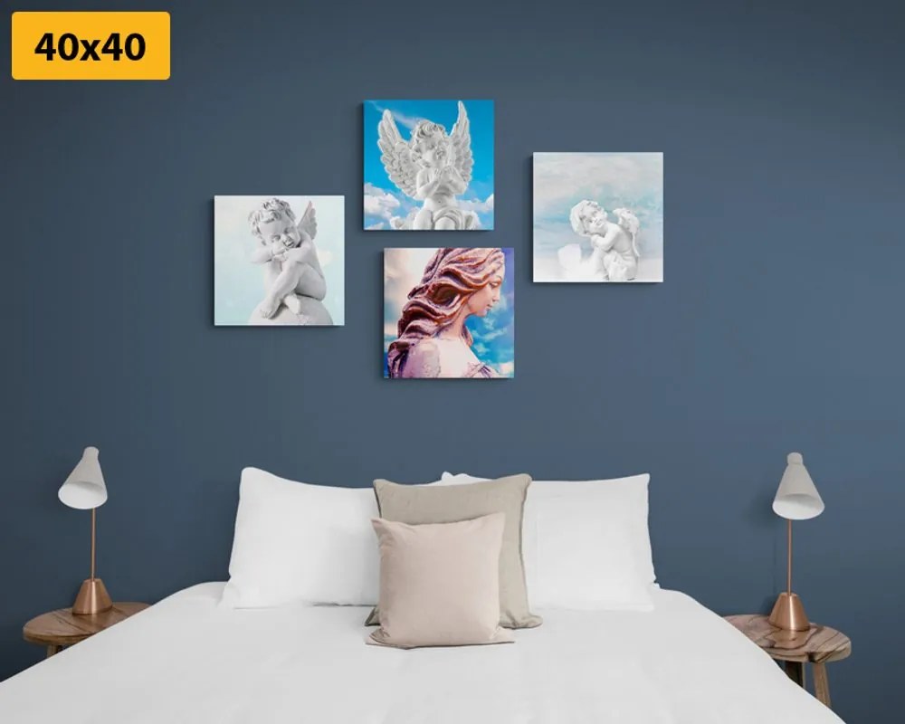 Set di quadri – Gioia celeste