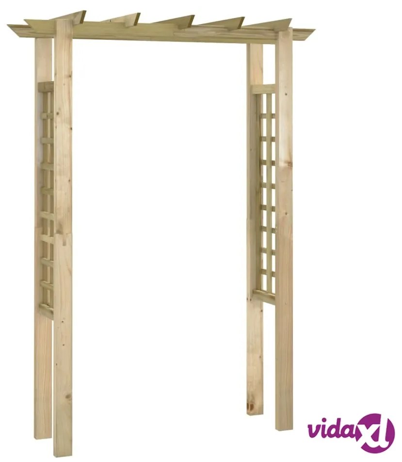 vidaXL Pergola / Arco da Giardino 150x60x204 cm in Legno Impregnato
