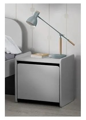 Comodino grigio Kiddy - Vipack