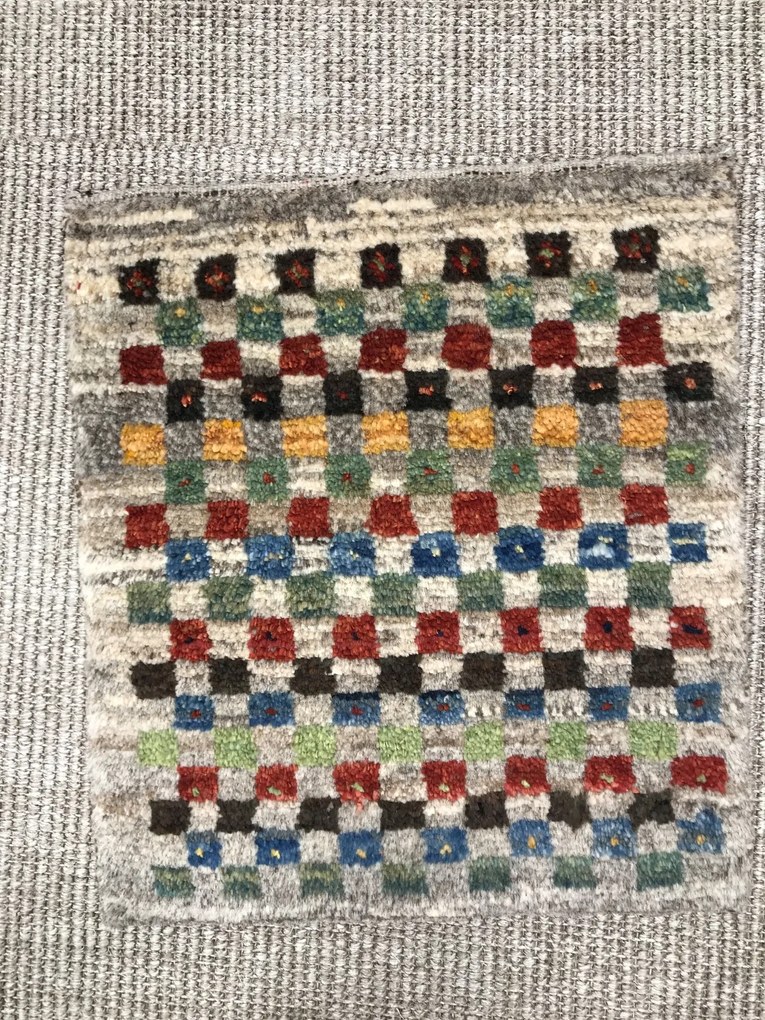 Gabbeh Tappeto 40 x 40 (Iran) Annodato A Mano