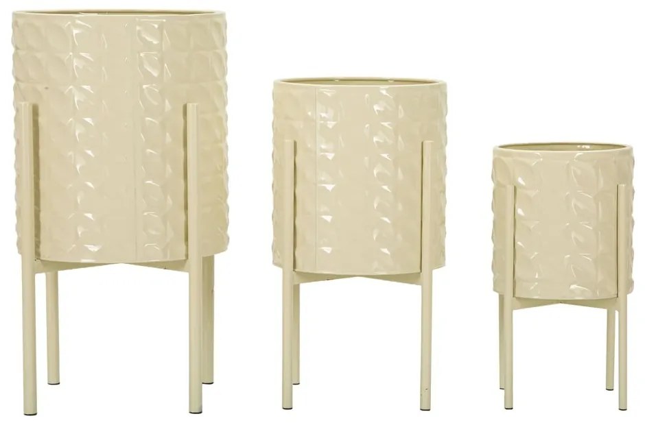 Set di coprivaso in metallo 3 pzø 36 cm Betsy - Mauro Ferretti