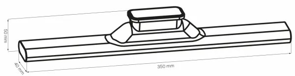Lampada LED sottopensile LED/2,5W/5V USB 2700K/4000K/6500K 35 cm bianco