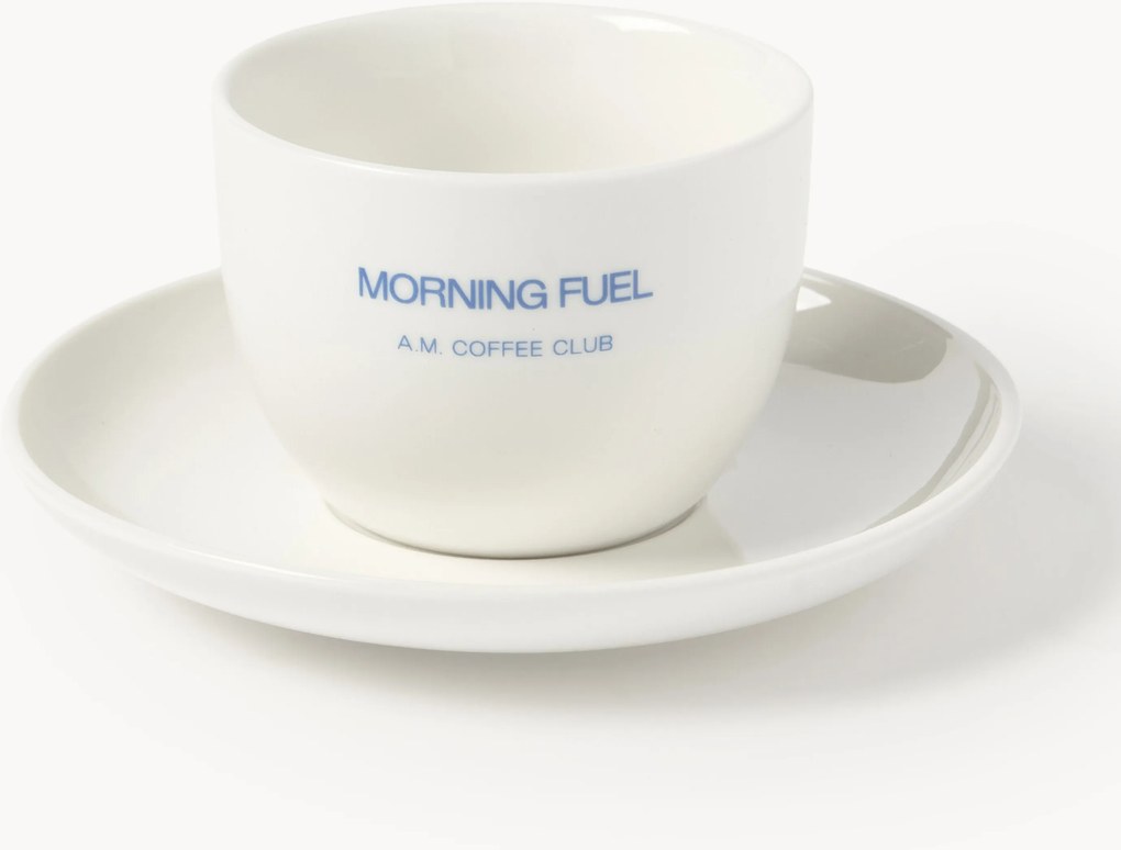 Tazza da caffè con piattino Morning Fuel