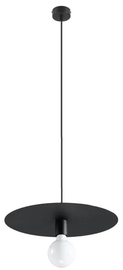 Sollux SL.0853 - Lampadario su filo FLAVIO 1xE27/60W/230V nero