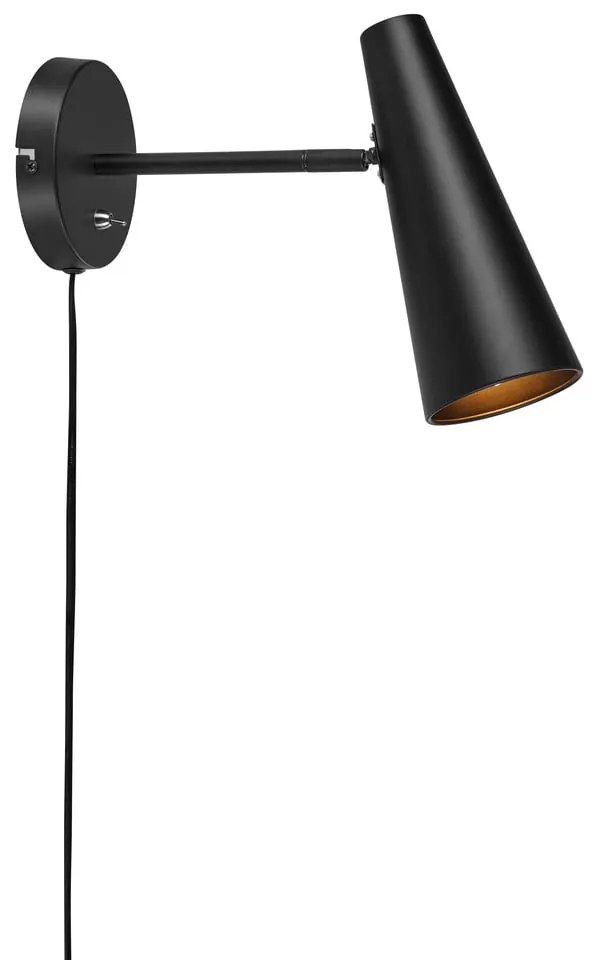 Lampada da parete nera Peak - Markslöjd