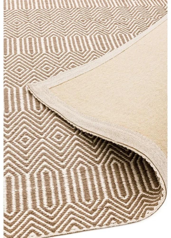 Tappeto in lana marrone chiaro 66x200 cm Sloan - Asiatic Carpets