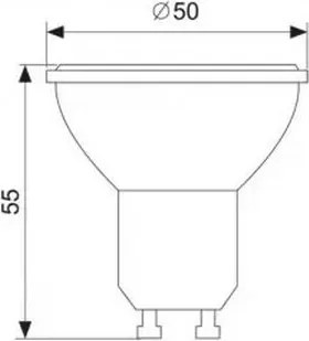 Lampadina LED GU10/7W/230V 6500K