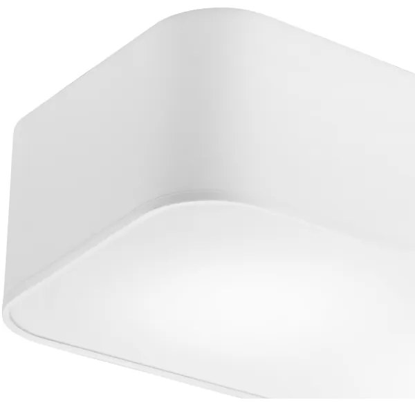 Plafoniera SIRJA SQUARE 2xE27/15W/230V bianco