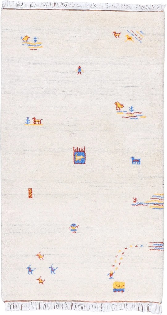 Gabbeh Tappeto orientale 90 x 160 (Indian) Annodato A Mano