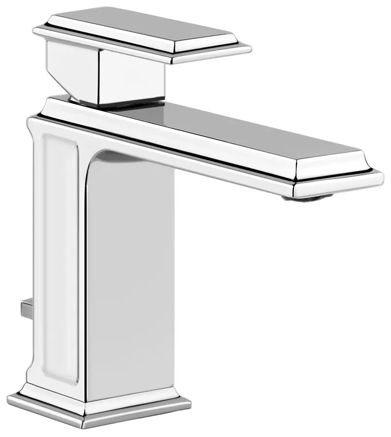 Miscelatore lavabo con scarico e flessibili cromo eleganza 46001 gessi