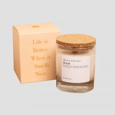 Confezione Da 4 Candele Profumate Collezione Words Mum - Sklum