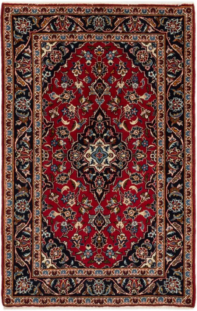 Kashan Tappeto 160x100 (Iran) Annodato A Mano