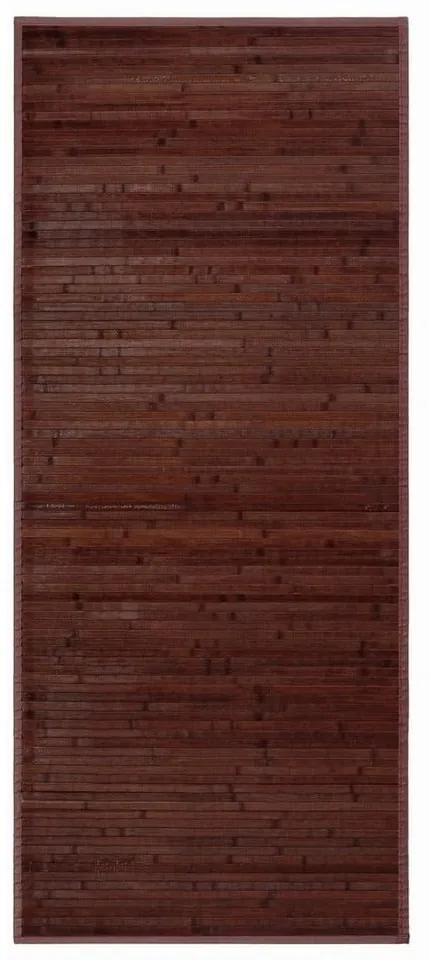 Tappeto in bambù marrone scuro 75x175 cm - Casa Selección
