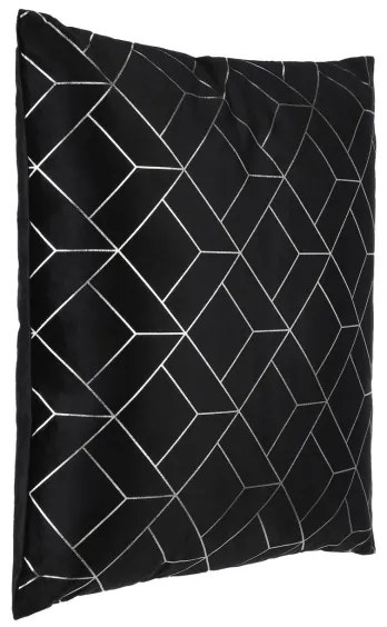 Eglo 420075 - Cuscino decorativo SINGU 45x45 cm nero/argento