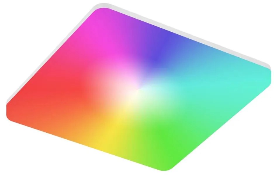 iGET 75020906 - Plafoniera da soffitto LED RGBW dimmerabile per bagno, LED/24W/230V, IP54, bianca, Wi-Fi