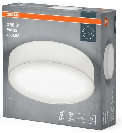 Osram - Plafoniera ORBIS PARIS 2xE27/25W/230V bianca