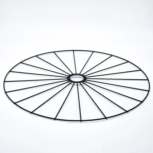 Lampadario a sospensione con filo MONTANA 1xE27/15W/230V diametro 45 cm nero