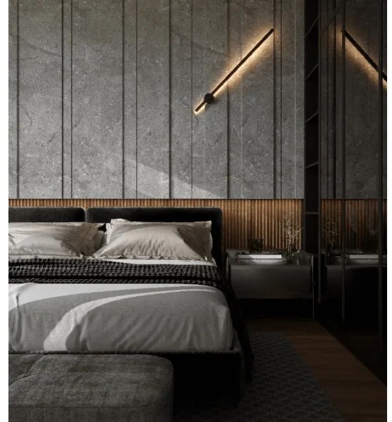 MAXLIGHT W0267 - Applique a LED da esterno RAGNO LED/8,4W/230V IP44 nero