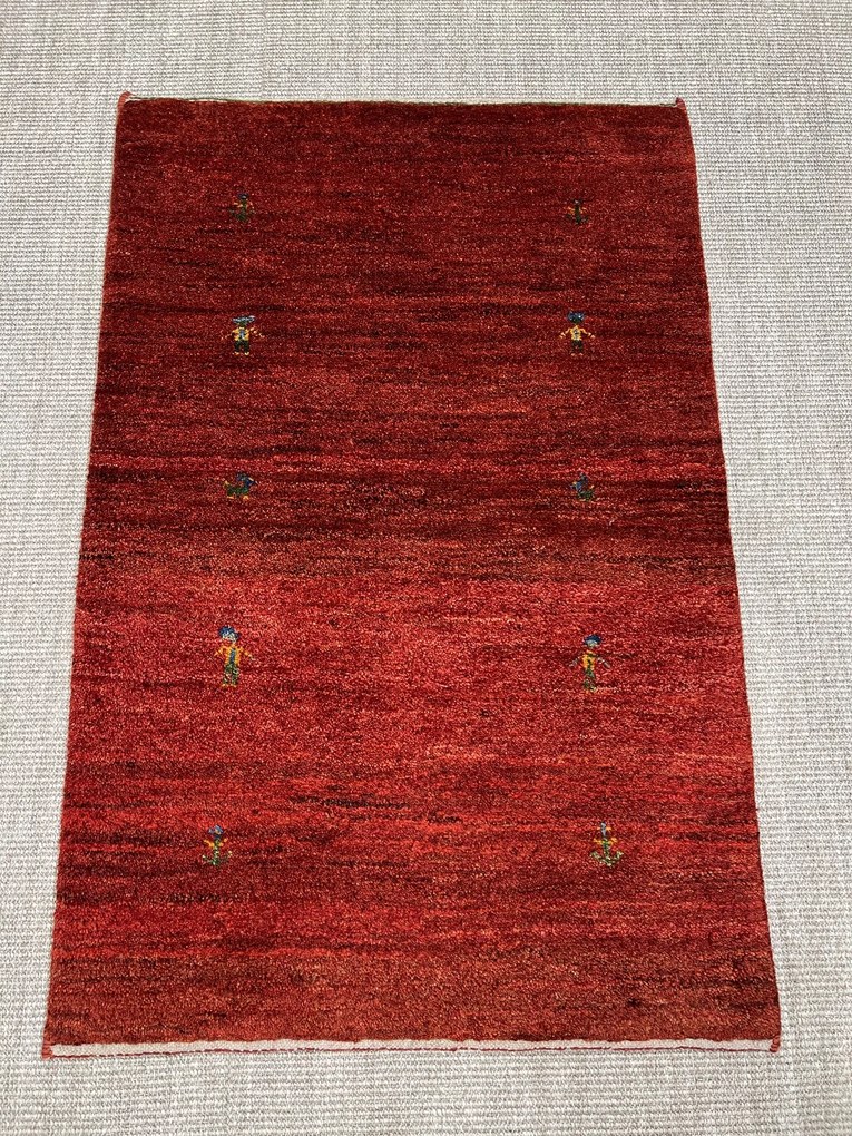 Gabbeh Tappeto persiano 120 x 80 Rosso (Iran) Annodato A Mano