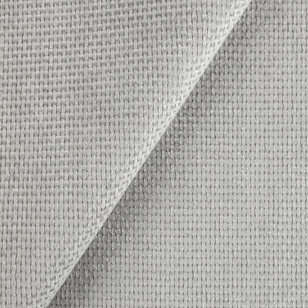 Poltrona grigio chiaro con rivestimento in ciniglia Freya – Ropez