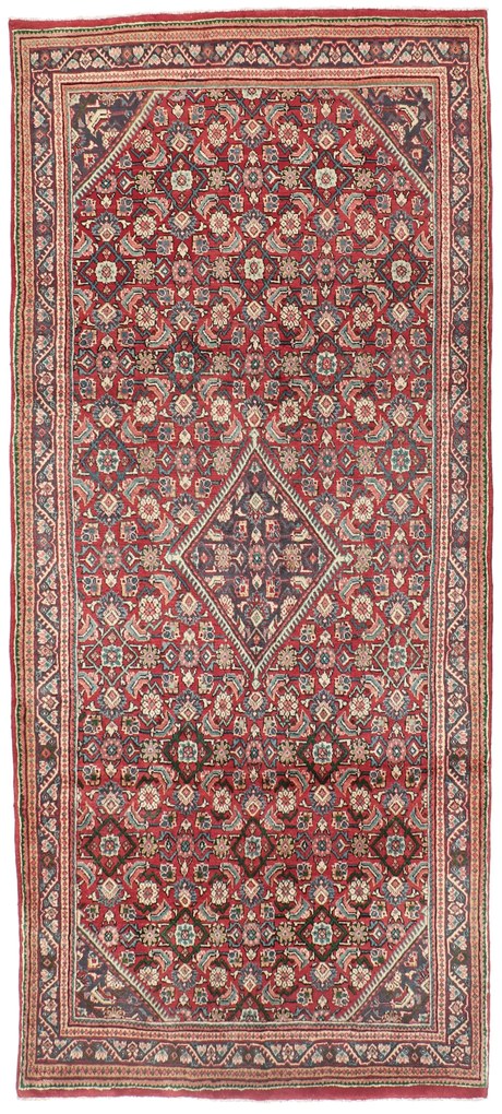 Sarouk Tappeto persiano 330 x 150 (Iran) Annodato A Mano