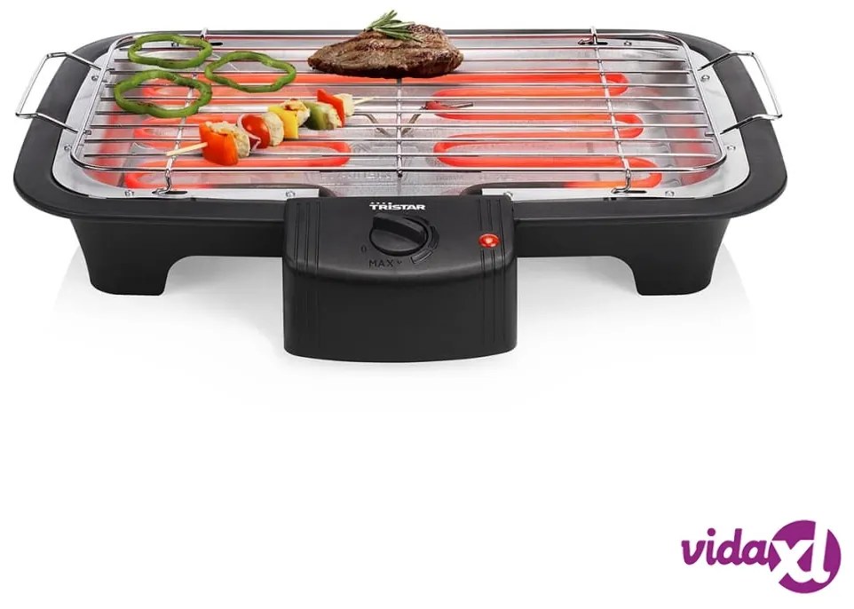 Tristar Barbecue Elettrico da Tavolo BQ-2813 38x22 cm 2000 W Nero