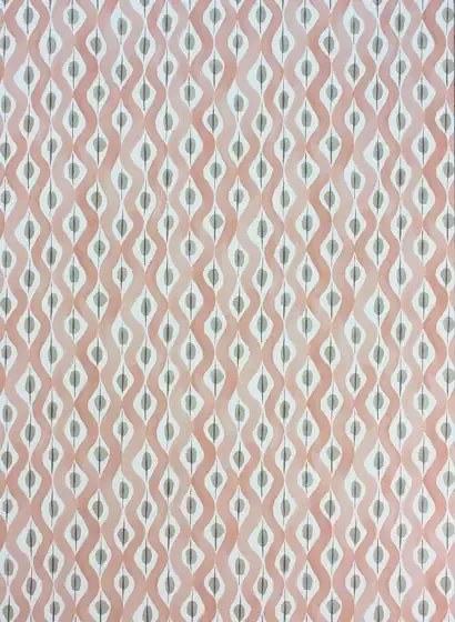Nina Campbell Carta da parati Beau Rivage - Pink/ Taupe