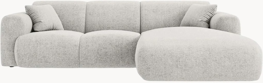 Divano angolare in ciniglia Nolio